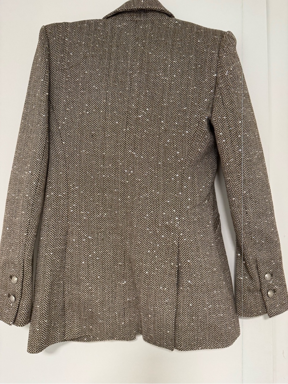 L’AGENCE NWT-SHEILA HOUNDSTOOTH BLAZER W/ ALL OVER EMBELLISHMENT-SIZE 2 - Picture 6 of 6